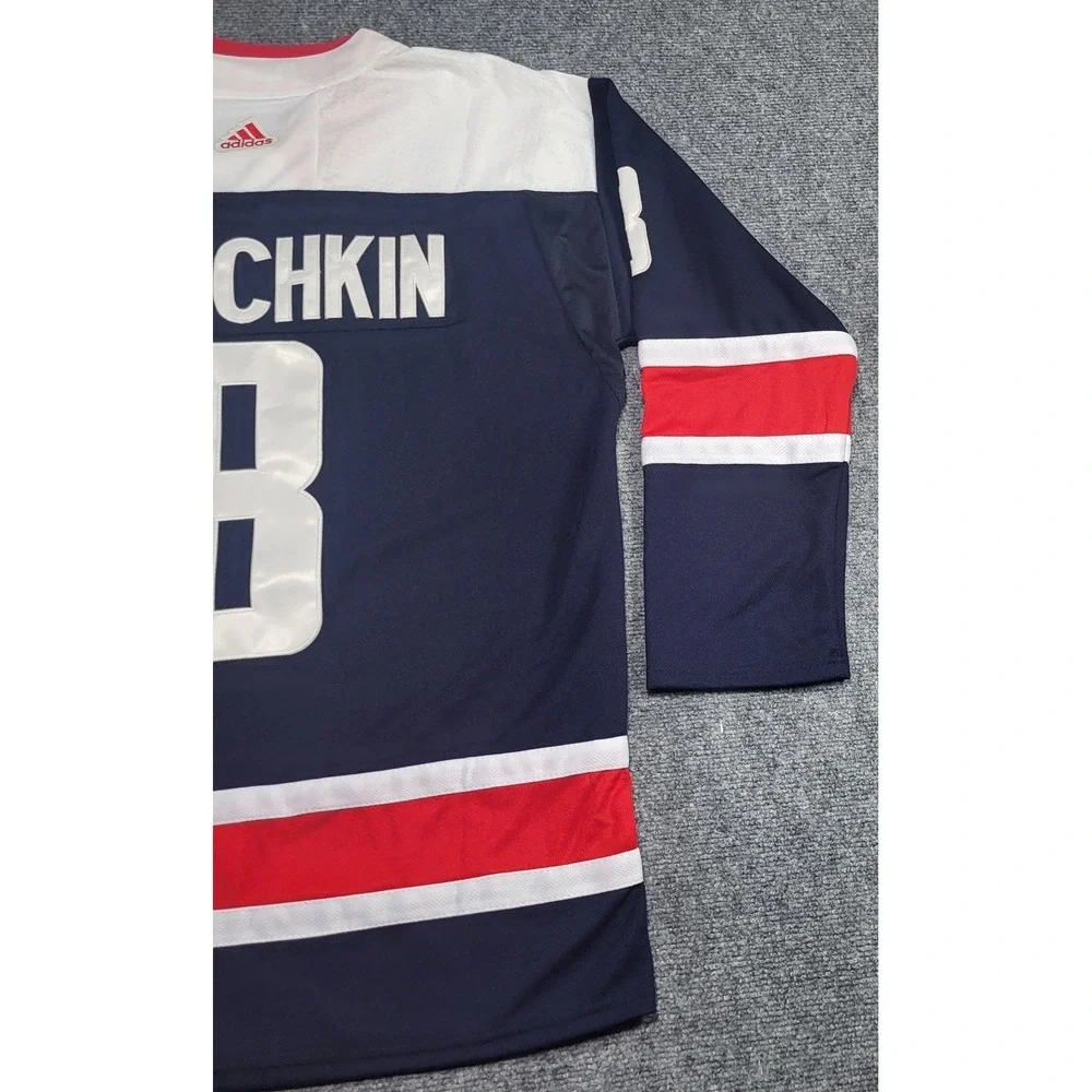 Adidas Washington Capitals #8 Ovechkin Navy Blue Alternate W Hockey Jersey 50 M